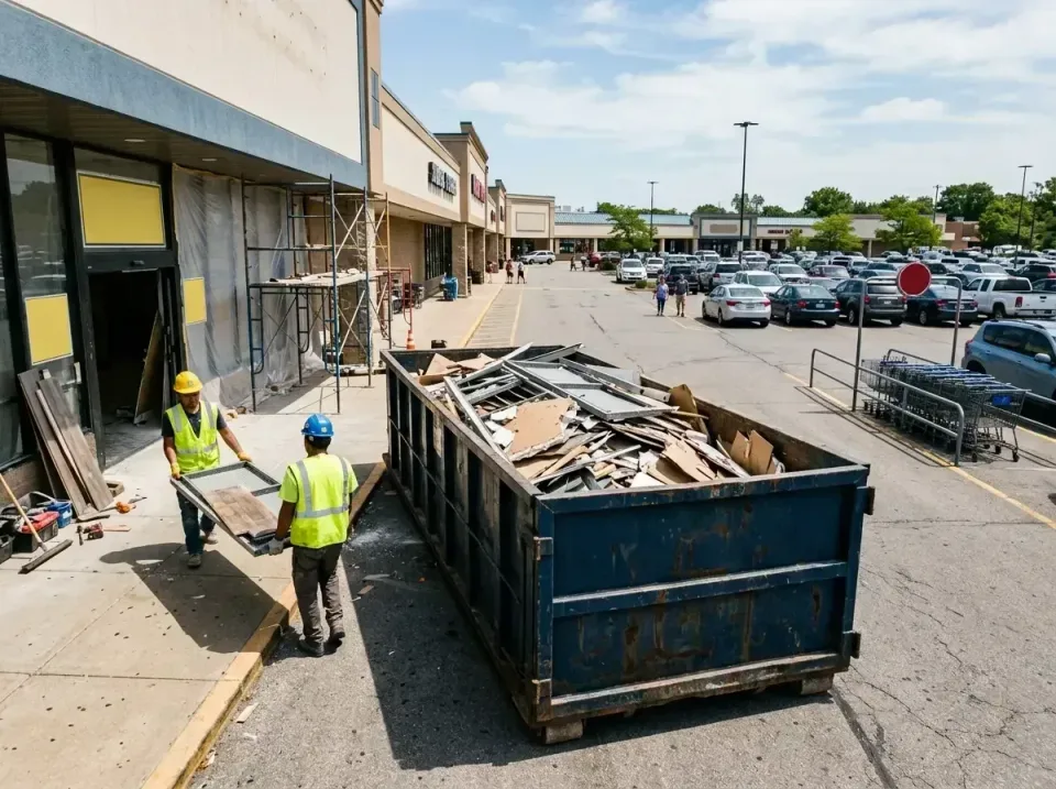 retail-store-renovation-debris-003 — frequently asked questions, Roll-off Dumpster Rentals in Lindenhurst, IL